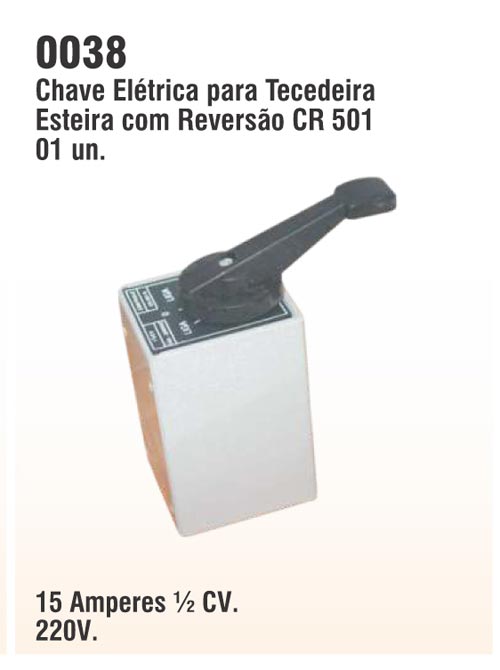 Chave Eltrica para Tecedeira Esteira com Reverso CR 501