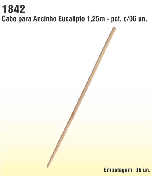 Cabo para Ancinho Eucalipto 1,25m