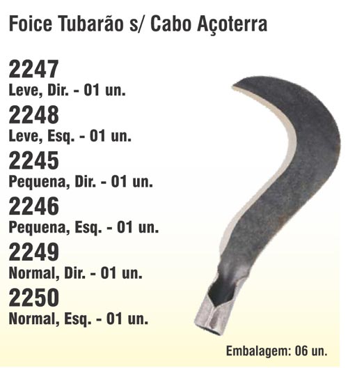 Foice Tubaro s/ Cabo Aoterra