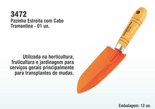 Pazinha Estreita com Cabo Tramontina