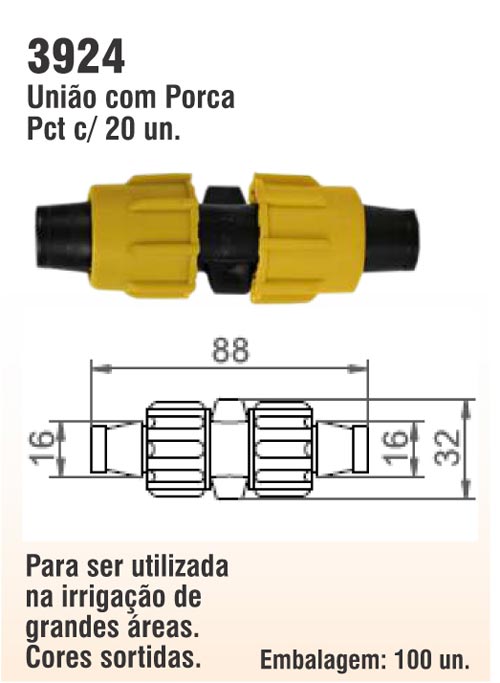 Unio com Porca