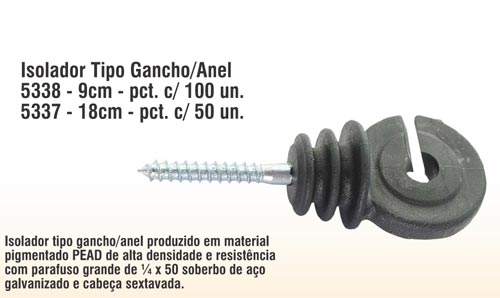 Isolador Tipo Gancho/Anel
