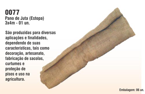 Pano de Juta (Estopa) 3x4m