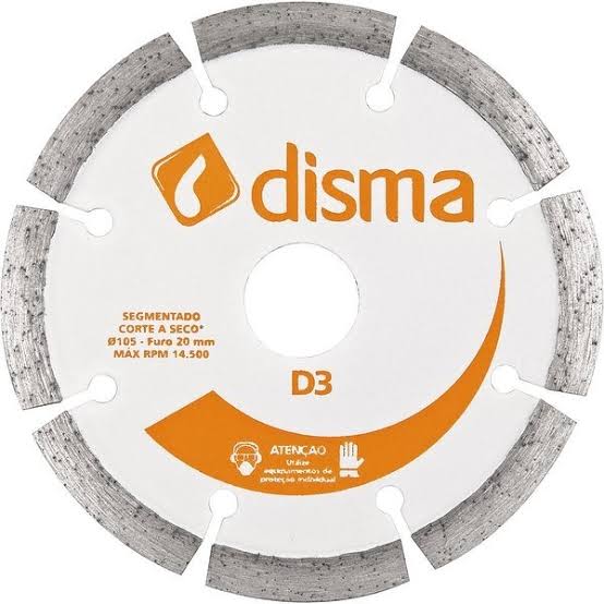 Disco Corte Diamantado Segmentado 105mm - D3 