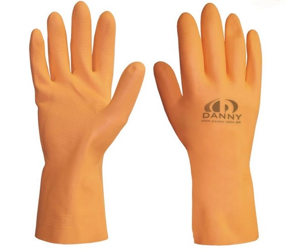 Luvas Latex Max Orange